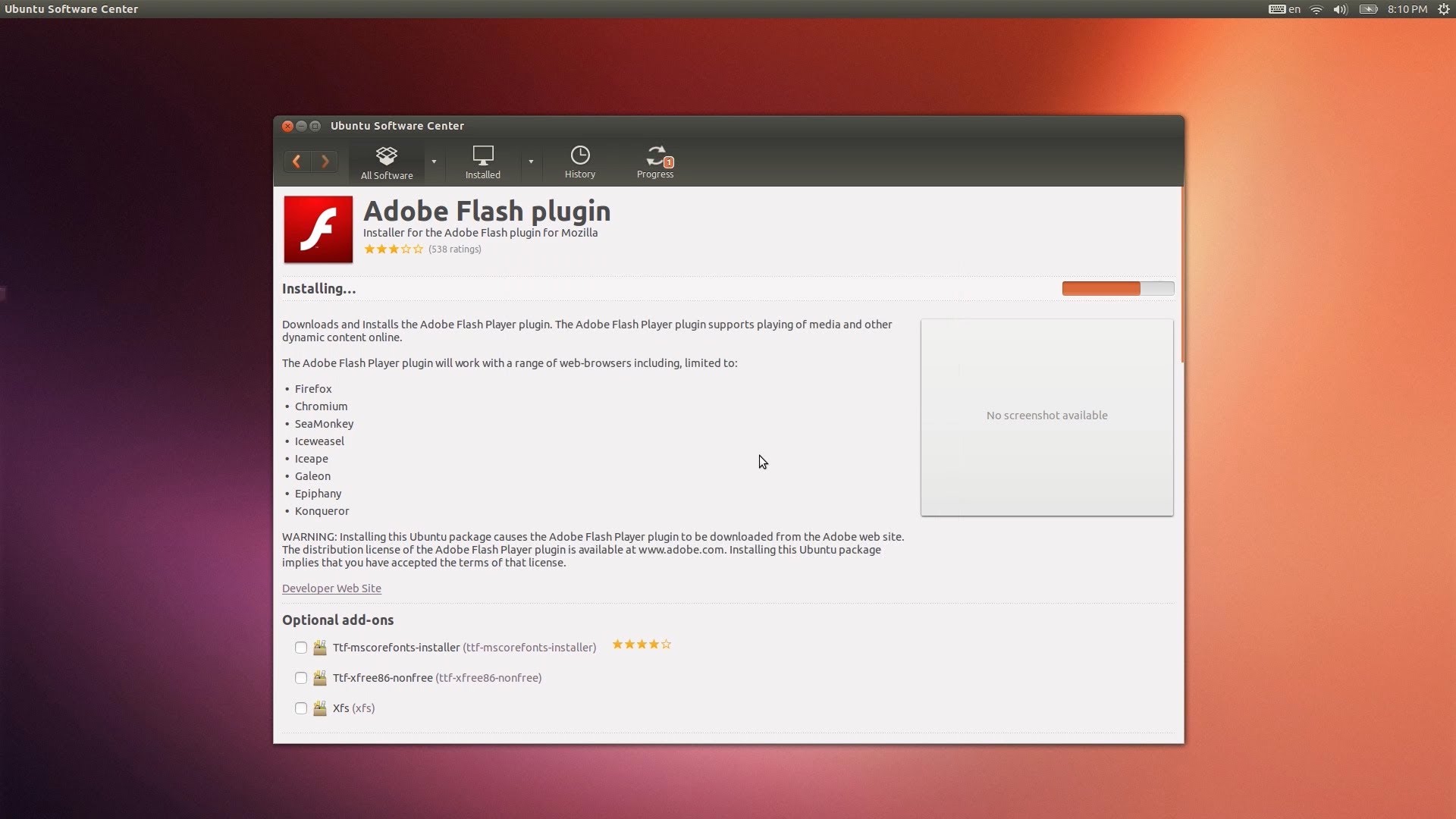 adobe flash player 11.2.0