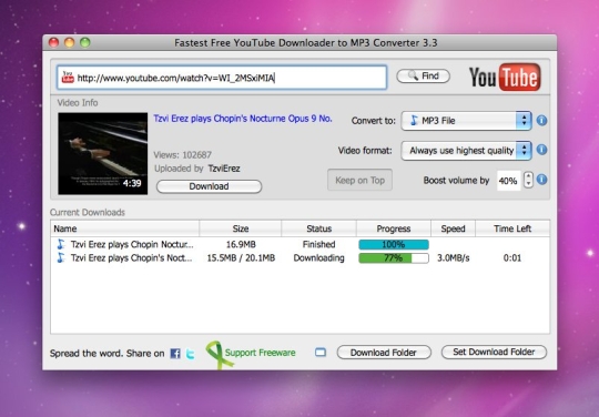 Fastest Free Youtube Downloader To Mp3 Converter For Mac