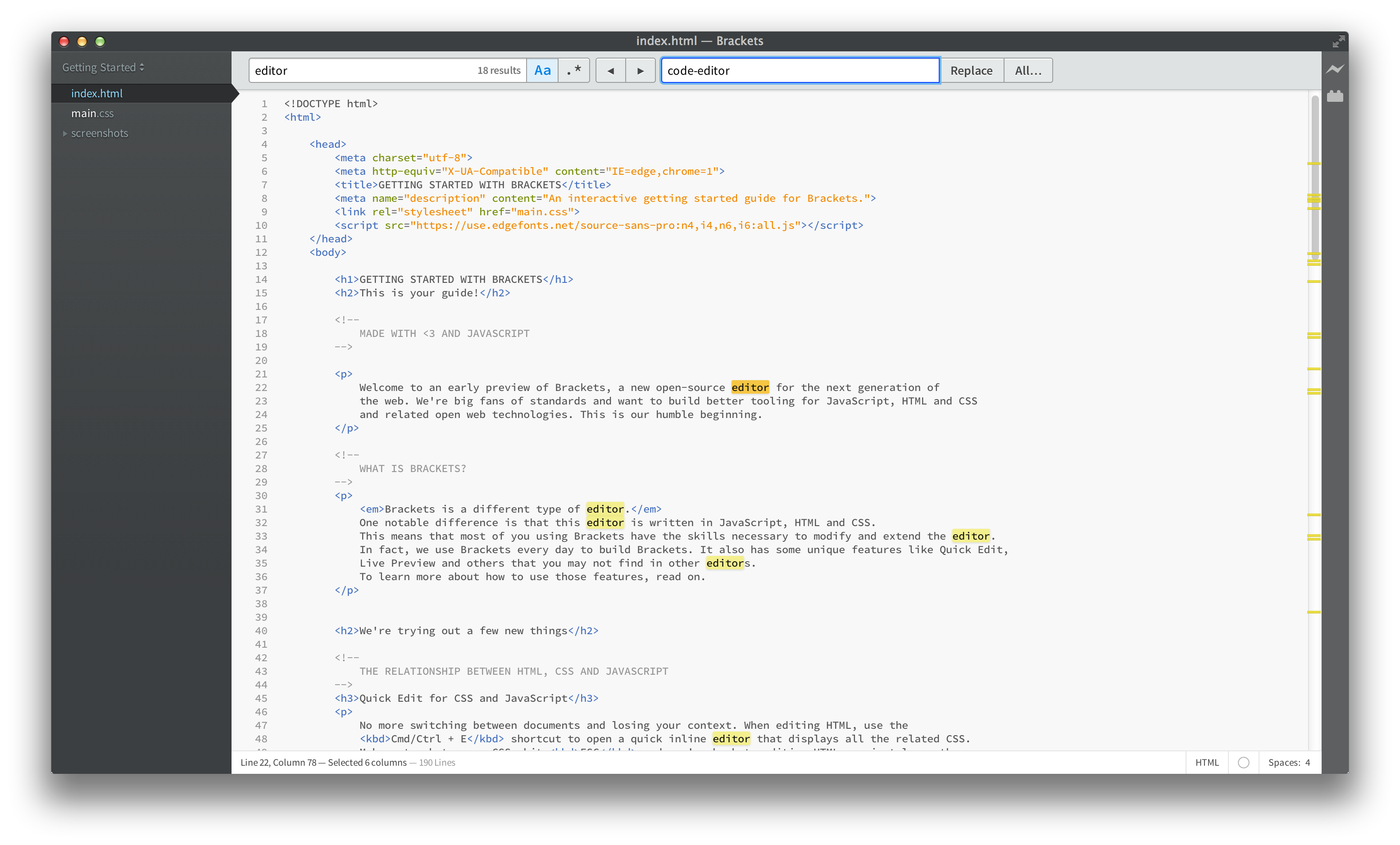 Brackets Text Editor Download For Mac