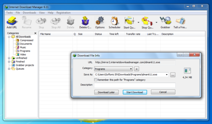 download internet download manager Download internet download manager 6. 23 build 18 – windows.