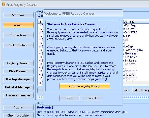 aml free registry cleaner