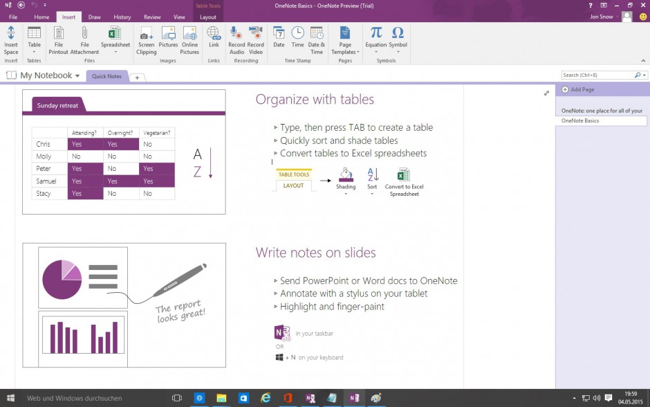 is there onenote for mac os?