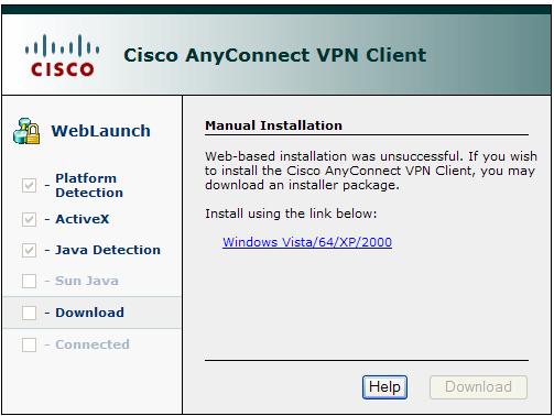 cisco anyconnect vpn client linux 64-bit