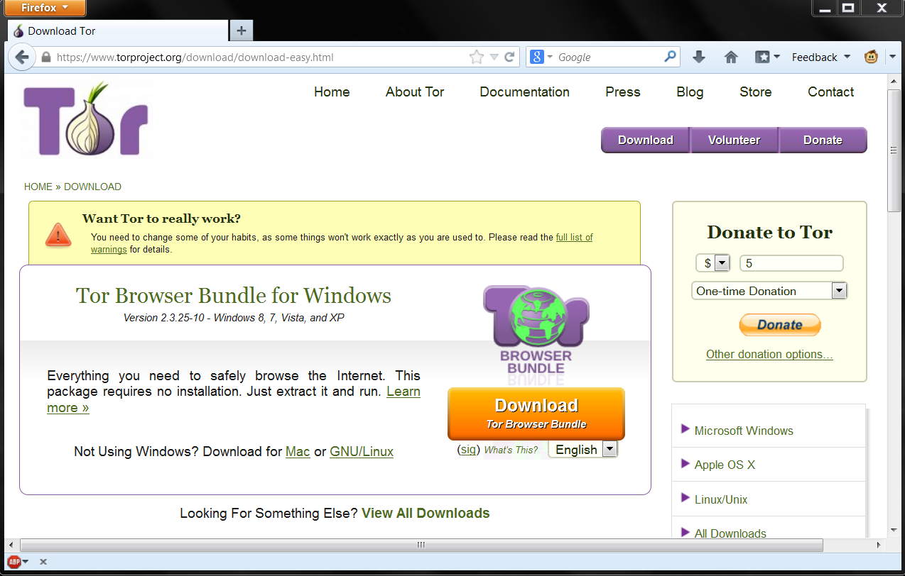 download the new version Tor 13.0.1