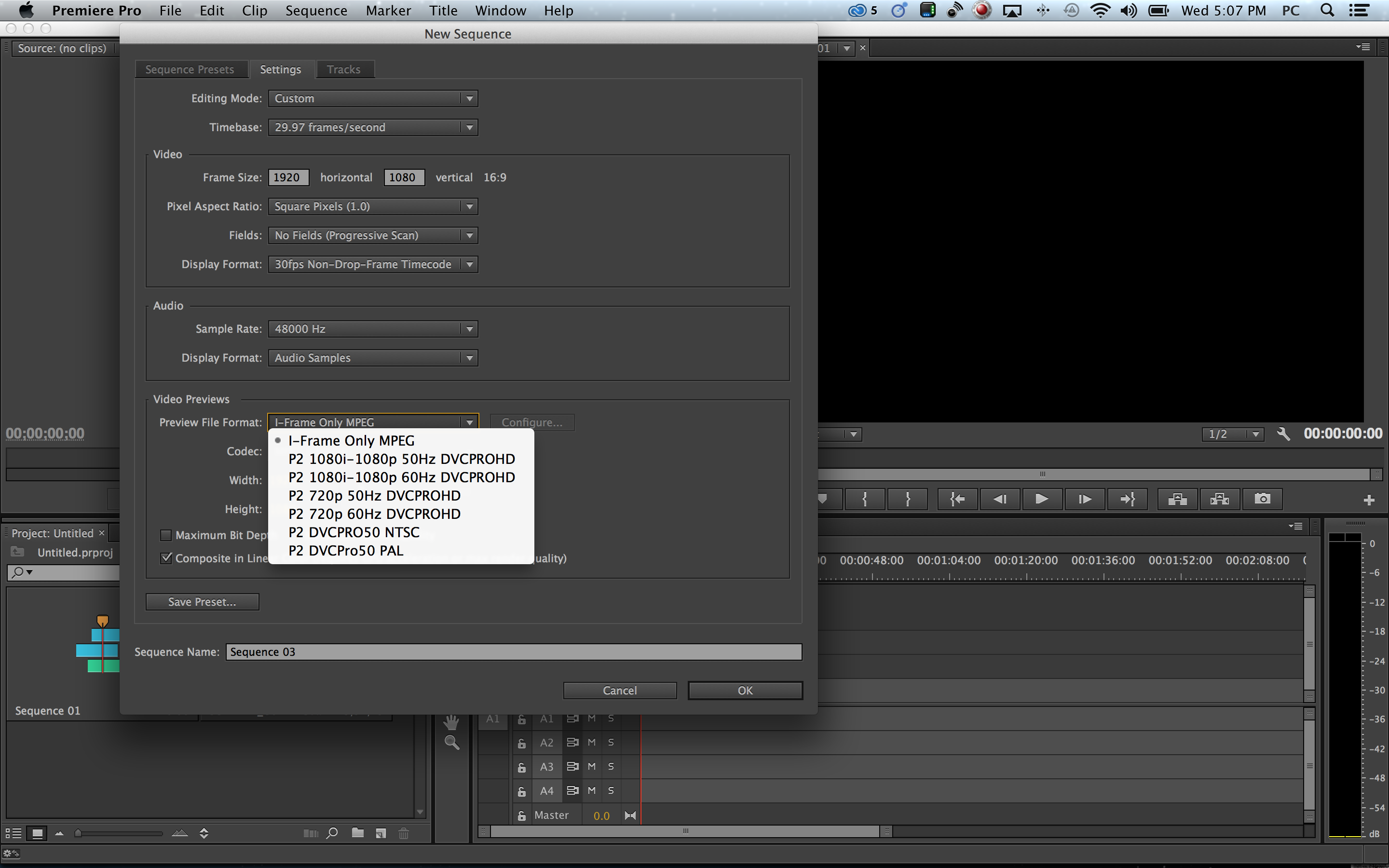 specs for adobe premiere for mac