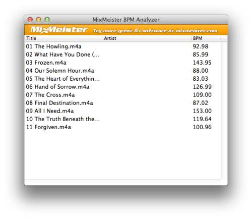Mixmeister bpm counter mac download software