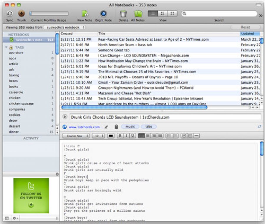 evernote for mac 10.6.8