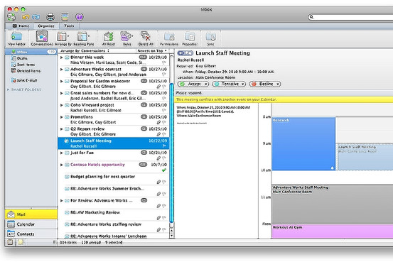 outlook on mac for free