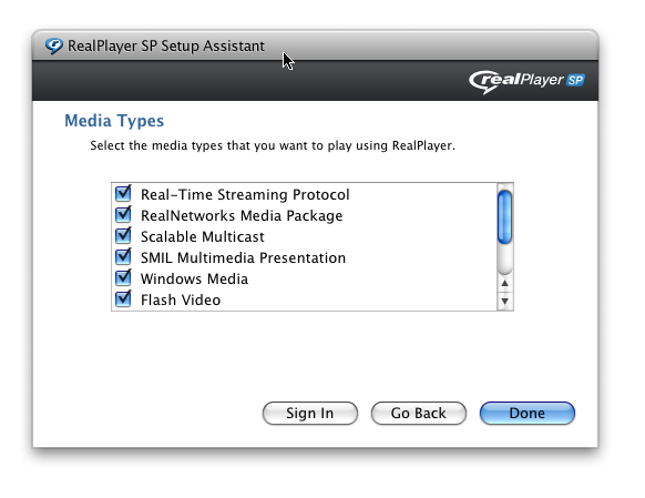 download realplayer sp for mac
