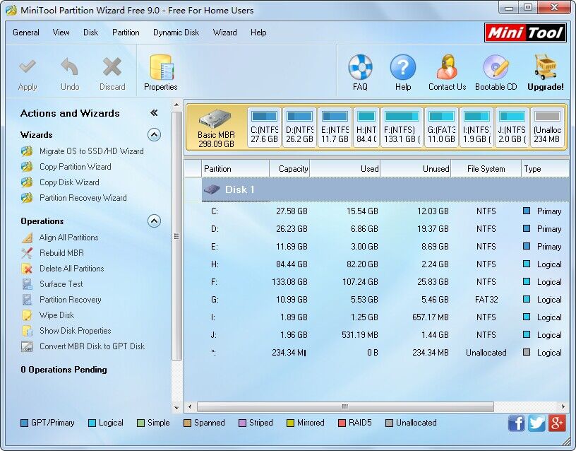 mini tools partition merge