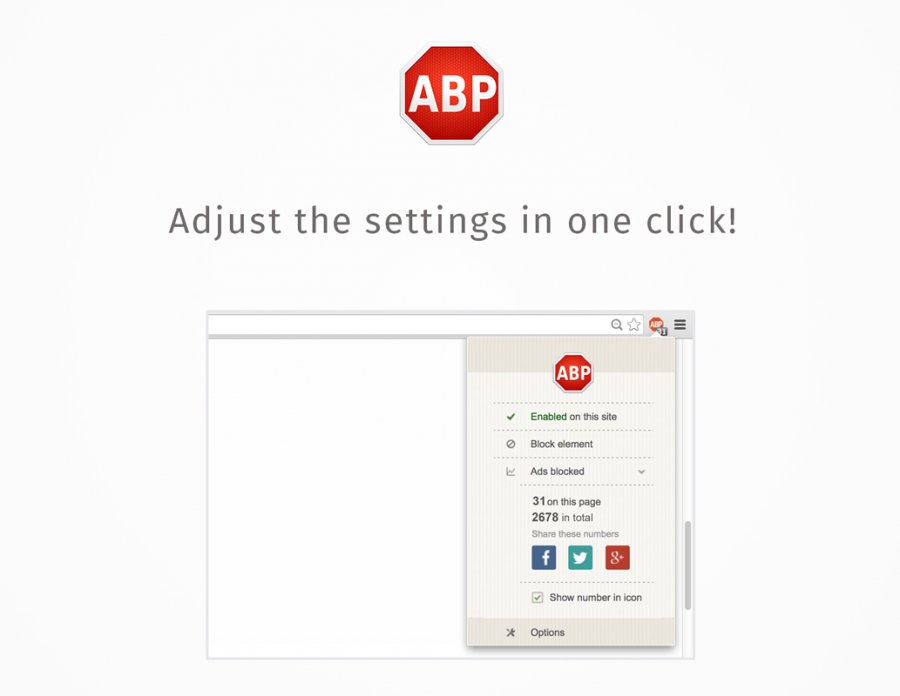 google chrome adblock free