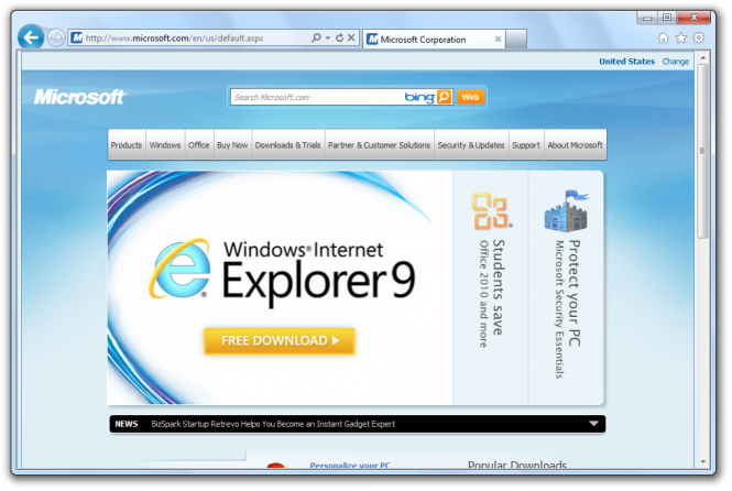 windows internet explorer 9
