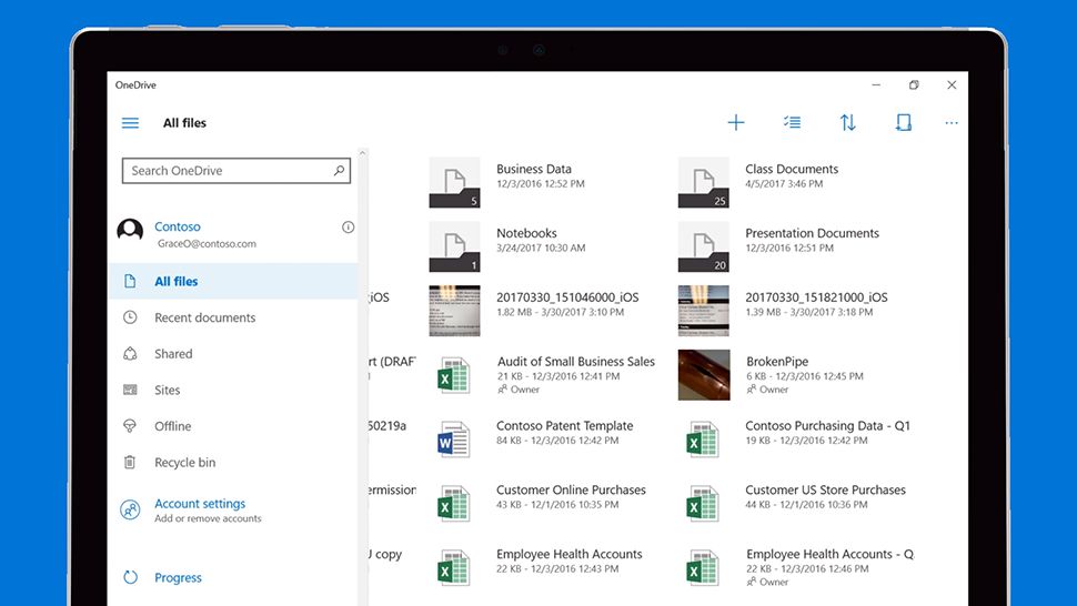 microsoft onedrive for business 2016