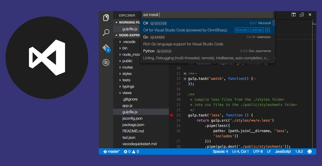 Download Visual Studio Code (vscode) 1.18.1 x64 Windows