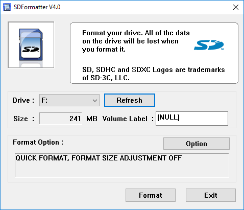 how to format sd card on windows