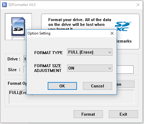 sd card formatter download for windows 7