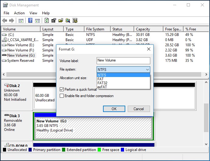 disk formatting freeware