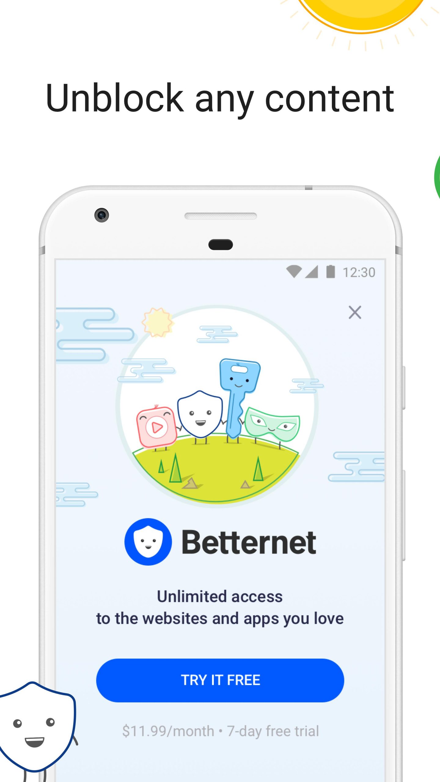betternet unlimited free vpn download