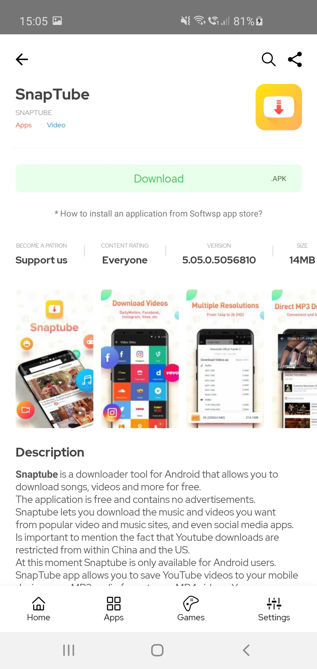 wicker app store